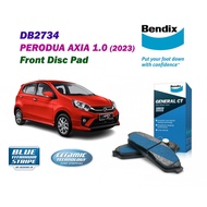 Perodua Axia 2023 1.0 Bendix Front Brake Disc Pad / DB2734