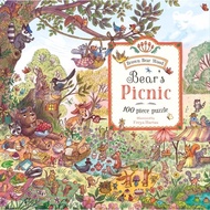Bear's Picnic Puzzle: A Magical Woodland (100-piece Puzzle) (Box)/Brown Bear Wood [Sanmin Online Boo