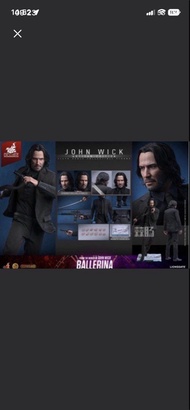 Hot Toys John Wick 1/6 Artisan Edition 人偶