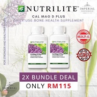 100% ORIGINAL Amway Nutrilite Twin  Pack Cal Mag D Plus Calcium Magnesium & Vitamin D3 Tablets For A