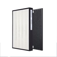 適用於Panasonic樂聲  F-ZXGP50&F-ZXFD45空氣清新機 HEPA13濾網+活性碳濾網替換用濾芯