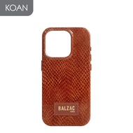 เคสมือถือ Native Union CUIR REPTILE VERNIS COGNAC IP 16 / 16 Pro / 16 Pro Max