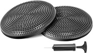 Primasole Balance disk 2 PCs comes with an air pump Exercise disk for stability Workout13inch in dia