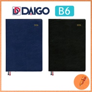 Daigo Weekly Vertical Planner 2026 B6 Format Various Colors