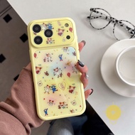 For iPhone 16 Pro Max Case TPU Smudge Phone Case For iPhone 17 Pro Max 16 15 Cover 手机壳 Aesthetic Kor