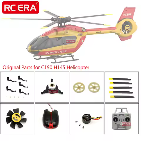 RC ERA C190 H145 Scaled RC Helicopter Original Parts Fuselage Body Rotor Head Blade Grip Swashplate 