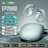 KOORFLY EP2000 หูฟังไร้สายแบบเปิด TWS Bluetooth 5.4-ENC ลดเสียงรบกวน / AI-Clear Talk / แบตเตอรี่ 30H