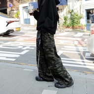 [Simon.co] ACR Battlefield Camouflage Multi-Pocket Wide-Leg Work Pants Jeans