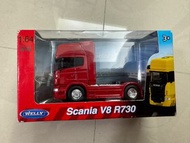 Welly Scania V8 R730 貨櫃車 拖頭 模型