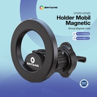BINTANG CT070 + CF025 Car Holder Magnetic Air Vent Smartphone Holder Magnet AC Vent Strong Flexible 