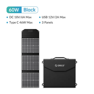 ORICO 200W Foldable Solar Panel Waterproof Portable Solar Panel for Power Station Outdoor 18V11.1A Max DC Port 200w