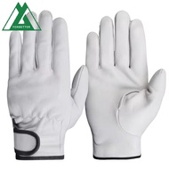 FORBETTER Work Gloves, Leather Welding Wear-resistant Gloves, Tough Protection Safety Flex Grip Secu
