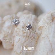 Astm standard F136 TITANIUM earrings - PROGSET TITANIUM