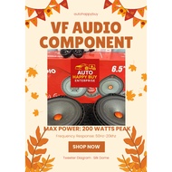 [HOT SALE] VF AUDIO 6.5" COMPONENT SPEAKER (OEM) HONDA SERIES Speaker 200 Watts