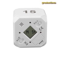 GREAT Flipping Timer, ABS Gyroscope Sensing Cube Timer, Kitchen Tool Mute Mode 5/15/25/45 Min White/