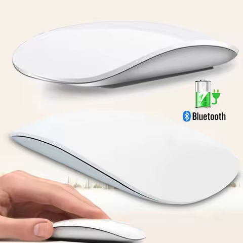 Bluetooth Wireless Mouse Arc Touch Magic Mice Ergonomic Ultra Thin Rechargeable Mouse Optical 1600 D