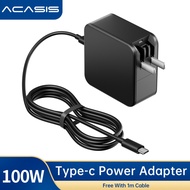 ACASIS 100W GAN PD USB-C Power Adapter for Laptop Tablet Smart Phone