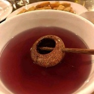 Coconut shell to scoop wine made in Vietnam Size: 25 x 5 cm (Real photo)