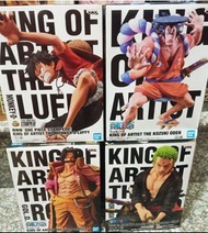 【免運】金證 海賊王 ONE PIECE KONG OF ARTIST 藝術王者 魯夫  索隆 羅傑 御田  和之國  公仔，共4盒