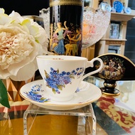 Tea Cup Saucer Aynsley England Month August Luxurious Beautiful