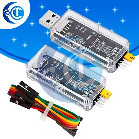 RISC-V/ARM Chip Programming Debugger – WCH-Link CMSIS-DAP 3.3V/5V Dual-Voltage Type-C Emulator