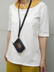 with-直式識別證真皮卡套