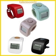 TAK Digital LCD  Tally Counter Mini Rechargeable Counter 6 Channel Counting 6 Digit  Beads Prayer Co