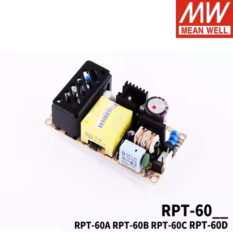 MEAN WELL PCB Type RPT-60 Series Triple Output Medical Grade Power Supply RPT-60A RPT-60B RPT-60C RP