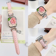Suitable for Apple Watch Series 11 Strap iwatch10/9-1se High-End Leather Wristband iwatch ultra Stra