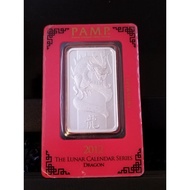 Silver Bar Pamp Dragon 1 Oz 999