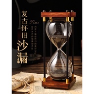 Vintage Hourglass Timer Ornament Children's Half-Hour1/One30Minutes60Large Flowing Sand Bottle Paint