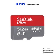 SanDisk Ultra microSDXC SQUAC 512GB A1 C10 U1 UHS-I 150MB/s R 4x6 10Y ME6-000963
