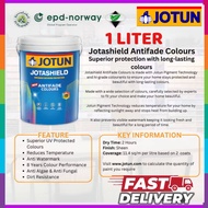 JOTUN 1 LITER JOTASHIELD ANTIFADE EXTERIOR PAINT/ CAT DINDING RUMAH LUAR