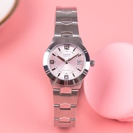 นาฬิกา Casio รุ่น LTP-1241D-4A นาฬิกาข้อมือผู้หญิง สายสแตนเลส หน้าปัดชมพู ของแท้ 100% ประกันศูนย์ CMG 1 ปีเต็ม