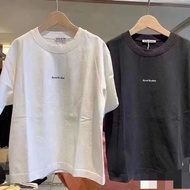 Acne Studios Heavy 260 New Summer Letter Round Neck Print Short-sleeved Loose Casual T-shirt For Men