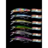 North Coast Fishing Tackle Laser Flash Minnow 38g Submerged 12cm/38g Long Shot One-Piece Through Ste