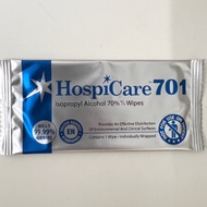 Hospicare 701 Isopropyl Alcohol 70% Wipes 1s