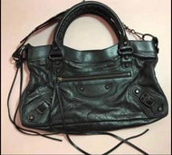 Balenciaga First Bag正品 巴黎世家黑色Le City FIRST BAG