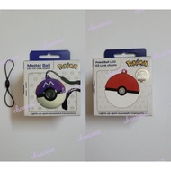 ( Free black strap ) Pokemon Master Ball pokeball led ezlink charm ( lit up ez-link version  )