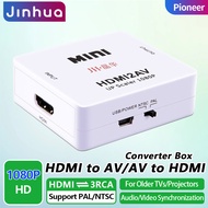 Jinhua HDMI to AV/AV to HDMI female to female Smart TV Converter/Adapter 1080P HD HDMI to RCA/RCA to HDMI For PC/TV box/Smart TV/monitor