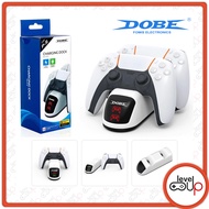 DOBE PS5 DS5 DualSense Wireless Controller Dual Charging Dock Station Charger - Console Accessories