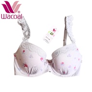 Wacoal Bra Gray Model WBF450 With Frame Thin Foam 3 Hooks Size D70/32D