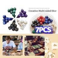 Polyhedral D&D Dice 7pcs - Dungeons and Dragons Tabletop Game for Kids Educational Toys