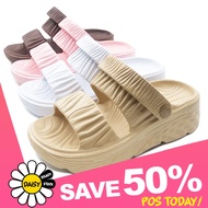 🌼𝗗𝗔𝗜𝗦𝗬🌼「Size 30-41」Women & Kids Dual Band Clog Shoes | Indoor Outdoor Height Increase | Selipar Ruma