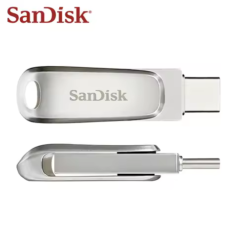 SanDisk Ultra Dual Drive Luxe USB 3.2 Type-C Flash Drive Metal U Disk 32GB 64GB 128GB 256GB 512GB 1T
