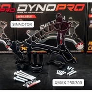 DYNOPRO CNC SWING ARM XMAX 250 / 300 SWINGARM SILVER + WARRANTY