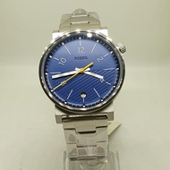 [TimeYourTime] Fossil FS5509 Barstow Stainless Steel Blue Dial Analog Date Men Watch