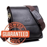 FB6 New Polo Men Synthetic Leather Sling Bag Shoulder Cross Body Man Bag Messenger