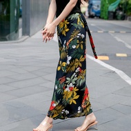 Summer 2023 New Style Chiffon Wrap Skirt High Waist Bicycle Sunscreen Beach Dress One Piece French S