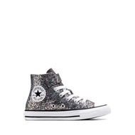 Converse CTAS 1V Glitter Easy-On Girl's Sneakers - Dark Matter/White/Black